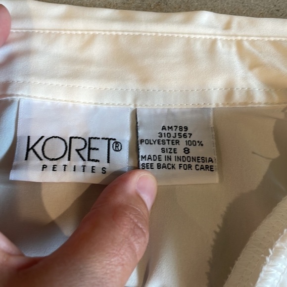 Koret 3 piece suit dress, skirt size 10, shirt and blazer size 8 - Picture 15 of 16